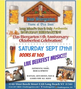 2023 Das Biergarten Oktoberfest - COMING SEPT.16 - OCT. 22