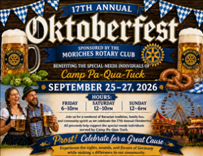 2026 Camp Pa-Qua-Tuck Oktoberfest - COMING SEPT. 25-27