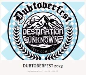 2023 DUBTOBERFEST - COMING SEPT. 16