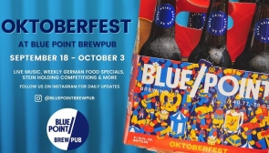 Oktoberfest at Blue Point - held 9/18 - 10/3/21