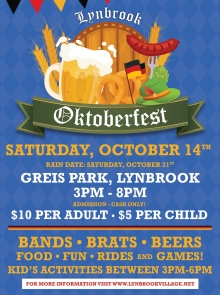 2023 Lynbrook Oktoberfest - COMING OCT. 14