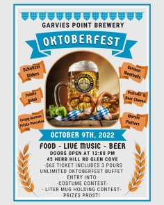 2022 Garvies Point Oktoberfest - COMING OCT. 9
