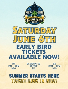 2026 South Shore Brew Fest - COMING JUNE 6