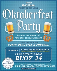 2023 Sayville Bait & Tackle - 1st Annual Oktoberfest - COMING SEPT. 16