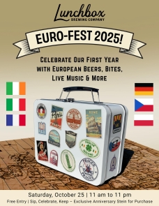 2025 Euro-fest at Lunchbox Brewing - COMING OCT. 25