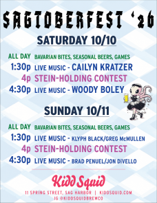 2026 Kidd Squid Sagtoberfest - COMING OCT. 11-12